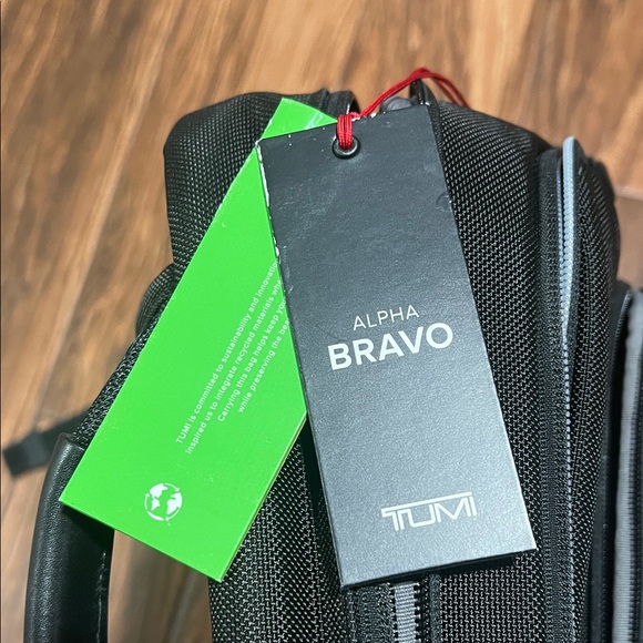 TUMI Jet Black Men's Backpack - Picture 11 of 14